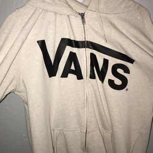 Vans zip up sweatshirt